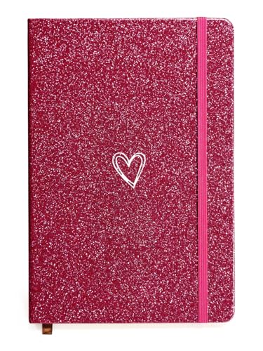 ZTUOK Glitzer-Notizbuch, A5, liniert, A5, Notizblock für Mädchen und Frauen, niedliches glitzerndes Tagebuch mit herzförmigem College, liniert, Hardcover, Notizbuch für Arbeit, Schule, Notizen ZTUOK Glitzer-Notizbuch, A5, liniert, A5, Notizblock für Mädchen und Frauen, niedliches glitzerndes Tagebuch mit herzförmigem College, liniert, Hardcover, Notizbuch für Arbeit, Schule, Notizen von ZTUOK