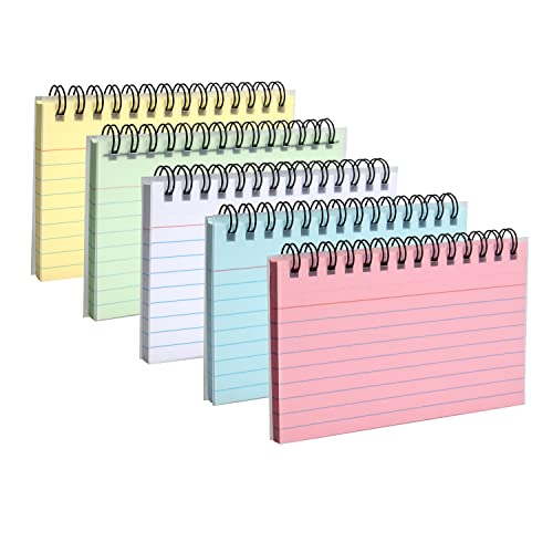 5er Pack bunte karteikarten spiral notizblöcke vokabelkarten für büro schule studium must haves Transparente Abdeckung flashcards 5 farben 12,5 * 8 cm 5er Pack bunte karteikarten spiral notizblöcke vokabelkarten für büro schule studium must haves Transparente Abdeckung flashcards 5 farben 12,5 * 8 cm von ZTVOWTO