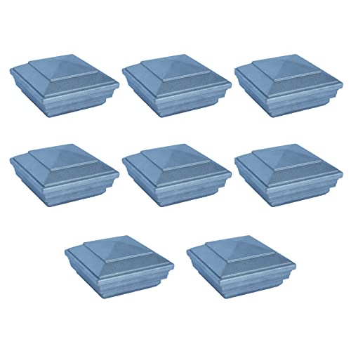 Zaunpfostenaufsätze, 8 Stück Pfostenkappen, verzinkte Zaunpfostenkappe, Pfostenabdeckungen aus Metall Zaunpfostenaufsätze, 8 Stück Pfostenkappen, verzinkte Zaunpfostenkappe, Pfostenabdeckungen aus Metall von ZTZTZ