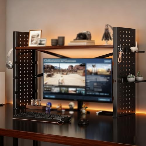 Lift Schreibtisch Bücherregal Schlafsaal Bücherregal Schreibtisch Küche Schlafsaal Home Office Bücherregal(Black double layer,70cm/27in) von ZUGIATP