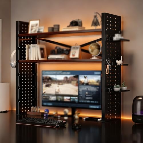 Lift Schreibtisch Bücherregal Schlafsaal Bücherregal Schreibtisch Küche Schlafsaal Home Office Bücherregal(Black three-layer,100cm/39in) von ZUGIATP