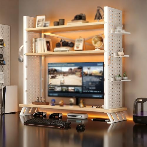 Lift Schreibtisch Bücherregal Schlafsaal Bücherregal Schreibtisch Küche Schlafsaal Home Office Bücherregal(White three-layer combination,100cm/39in) von ZUGIATP