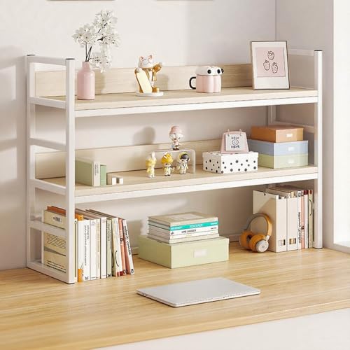 Schreibtisch-Bücherregal, Bücherregal Für Wohnheime, Schreibtisch-Organizer-Regal, Schreibtisch-Aufbewahrungsregal, Mehrzweck-Bücherregal, Aufbewahrungsregal(A2,75cm/29in) von ZUGIATP