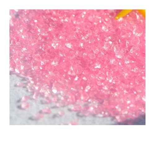 100 g Mikro-Landschafts-Aquarium, Hydrokultur-Pflanzendekoration, Landschaftsbau, Glasperlen, Glas, Sand, Flusssand, gelber Stein FüR BlumentöPfe Und Aquarien(Color-12) von ZUGLQYSX