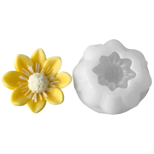 Blumen-Silikonformen zur Herstellung von Seife, Epoxidharz, Mehrzweck-Silikone für Gipsdekoration, Blumen-Bastelform Blumen-Silikonformen zur Herstellung von Seife, Epoxidharz, Mehrzweck-Silikone für Gipsdekoration, Blumen-Bastelform von ZUJIABAO