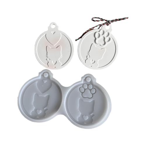 Silikonformen für Tieranhänger, leicht zu entformen, Kunstharz-Anhänger für Epoxidharze, handgefertigt, Schlüsselanhänger, Schmuck, Anhänger, Hund, Silikonformen von ZUJIABAO