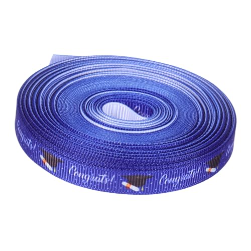 ZUNOXAZ 1 Rolle Geschenkband Für Abschlusssaison Breites Band Staffelungsband Band-abschlussfeier Bandabschluss Abschlussband-krawatte Abschlussparty -dekorationen Banddekor Blau Polyester ZUNOXAZ 1 Rolle Geschenkband Für Abschlusssaison Breites Band Staffelungsband Band-abschlussfeier Bandabschluss Abschlussband-krawatte Abschlussparty -dekorationen Banddekor Blau Polyester von ZUNOXAZ