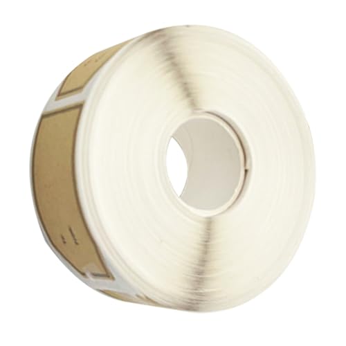 ZUNOXAZ 1 Rolle Kraftpapier Aufkleber Selbstklebende Etiketten pro Rolle für Handwerk und DIY Projekte Beschriften von Tüten Umschlägen und von ZUNOXAZ