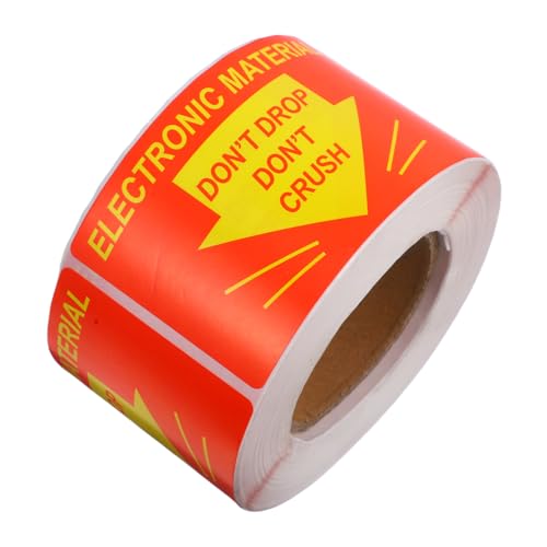 ZUNOXAZ 1 Rolle Versandaufkleber Versandetiketten Selbstklebend Packband Zerbrechliches Band Etikettenaufkleber Abroller Paketband Warnschilder Paket Klebeband Warnlabel Aufsteller Papier ZUNOXAZ 1 Rolle Versandaufkleber Versandetiketten Selbstklebend Packband Zerbrechliches Band Etikettenaufkleber Abroller Paketband Warnschilder Paket Klebeband Warnlabel Aufsteller Papier von ZUNOXAZ