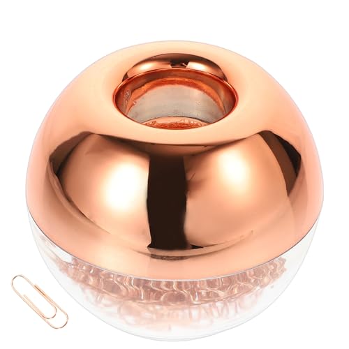 ZUNOXAZ 1 Schachtel Elegante Roségold Büroklammern im Multifunktionale Leichte und Praktische Clips für Notizen Fotos und DIY Projekte für Bürobedarf und Unterwegs von ZUNOXAZ
