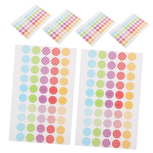 ZUNOXAZ 10 Blatt Selbstklebende Lochverstärker Aufkleber Wasserfeste Farbige Papierloch Schutzringe für Ringordner Praktische Dekorative Etiketten für Büro Schule und DIY Dokumente ZUNOXAZ 10 Blatt Selbstklebende Lochverstärker Aufkleber Wasserfeste Farbige Papierloch Schutzringe für Ringordner Praktische Dekorative Etiketten für Büro Schule und DIY Dokumente von ZUNOXAZ