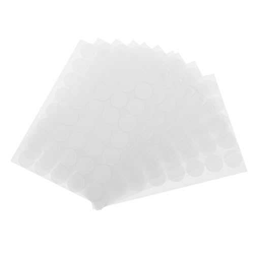 ZUNOXAZ 10 Blatt Selbstklebende Runde Aufkleber Farbige Etiketten für Büro Zuhause Klassenzimmer Organisation Abziehbare Klebepunkte zur Einfachen Beschriftung und Markierung von ZUNOXAZ