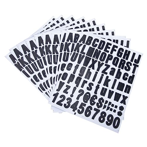 ZUNOXAZ 10 Blatt Selbstklebende Zahlen und Buchstabenaufkleber für Briefkästen Teiliges Wetterfest Vielseitig Einsetzbar für Fenster Türen und Autos ZUNOXAZ 10 Blatt Selbstklebende Zahlen und Buchstabenaufkleber für Briefkästen Teiliges Wetterfest Vielseitig Einsetzbar für Fenster Türen und Autos von ZUNOXAZ