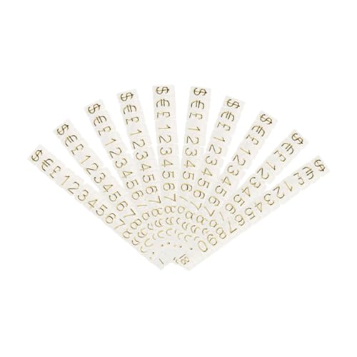 ZUNOXAZ 10 Saiten Verstellbare Preisschild Würfel Preiswürfel Schmuck Preisschilder Zahlen display Leicht Montierbar Langlebig für Ladentheke ZUNOXAZ 10 Saiten Verstellbare Preisschild Würfel Preiswürfel Schmuck Preisschilder Zahlen display Leicht Montierbar Langlebig für Ladentheke von ZUNOXAZ