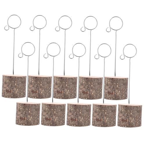 ZUNOXAZ 10 Stück Holzsockel Fotoklammern Tischkartenhalter Vielseitiger Memo und Notizclip Stabiler Fotoständer für Hochzeit Geburtstag Party Dekoration Schreibtisch Organizer ZUNOXAZ 10 Stück Holzsockel Fotoklammern Tischkartenhalter Vielseitiger Memo und Notizclip Stabiler Fotoständer für Hochzeit Geburtstag Party Dekoration Schreibtisch Organizer von ZUNOXAZ
