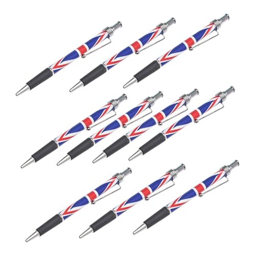 ZUNOXAZ 10 Stück Kugelschreiber Mit Flagge Schreiben Von Stiften Muster Personalisierte Stifte Professionelle Kugelschreiber Multipack Farbe Unterzeichnung Patriotischer Stift Für Metall ZUNOXAZ 10 Stück Kugelschreiber Mit Flagge Schreiben Von Stiften Muster Personalisierte Stifte Professionelle Kugelschreiber Multipack Farbe Unterzeichnung Patriotischer Stift Für Metall von ZUNOXAZ