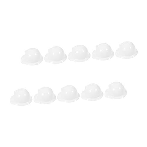 ZUNOXAZ 10 Stück Miniatur Bauhelm Leichte Robuste Kunststoffhelme für Puppen Haustiere Dekorative Sicherheitshelme als Cake Topper und Partyaccessoires Weiße Mini Hüte für DIY Projekte ZUNOXAZ 10 Stück Miniatur Bauhelm Leichte Robuste Kunststoffhelme für Puppen Haustiere Dekorative Sicherheitshelme als Cake Topper und Partyaccessoires Weiße Mini Hüte für DIY Projekte von ZUNOXAZ