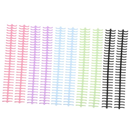 ZUNOXAZ 10 Stück Teiliges Bunte Buchringe aus Kunststoff Flexible Lose Binder Ringe Praktische Ringordner Kreise für Notizbücher Schule Büro und Scrapbooking Einfach zu Öffnen Schließen von ZUNOXAZ