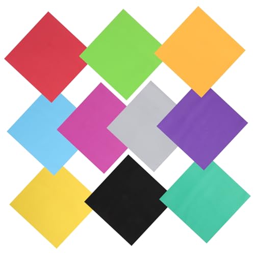 ZUNOXAZ 10 Stück Teiliges EVA Schaumstoffpapier Flexible DIY Bastelblätter für Scrapbooking Kunsthandwerk Blumenhintergrund Geschenkdekoration Einfach Zuschneidbar Vielseitig Verwendbar von ZUNOXAZ