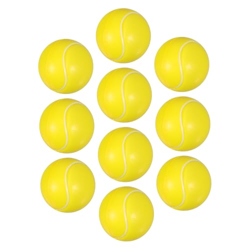 ZUNOXAZ 10 Stück Teiliges Kleine Schaumstoff bälle Tennis stressbälle Sanft und Sicher für Entspannung und Geburtstagsparty Mitgebsel Leichte Tragbare Mini Squeeze Toys von ZUNOXAZ