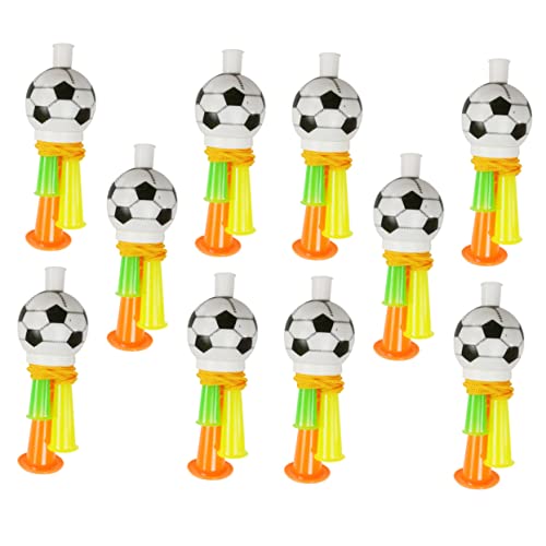 ZUNOXAZ 10 Stück Teiliges Kunststoff Horn Fußball Anfeuerung Fans Cheering Horn Stadion Lärmmacher für Sportveranstaltungen und Fußballspiele ZUNOXAZ 10 Stück Teiliges Kunststoff Horn Fußball Anfeuerung Fans Cheering Horn Stadion Lärmmacher für Sportveranstaltungen und Fußballspiele von ZUNOXAZ