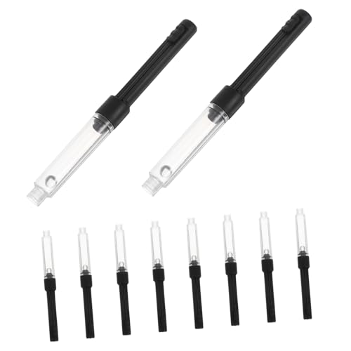 ZUNOXAZ 10 Stück Teiliges Nachfüllbarer Tinten für Füllfederhalter Pull Out Design für Einfache Handhabung Große Tinten Kapazität Robustes Kunststoff Material Geeignet für Schreibfedern ZUNOXAZ 10 Stück Teiliges Nachfüllbarer Tinten für Füllfederhalter Pull Out Design für Einfache Handhabung Große Tinten Kapazität Robustes Kunststoff Material Geeignet für Schreibfedern von ZUNOXAZ