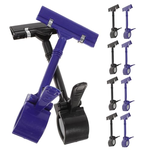 ZUNOXAZ 10 Stück Teiliges Preisschildhalter Doppelseitig aus Robustem Kunststoff Vielseitige Etikettenclips für Einzelhandel Verkaufsanzeigen und Regale Tragbar und Einfach zu Befestigen ZUNOXAZ 10 Stück Teiliges Preisschildhalter Doppelseitig aus Robustem Kunststoff Vielseitige Etikettenclips für Einzelhandel Verkaufsanzeigen und Regale Tragbar und Einfach zu Befestigen von ZUNOXAZ