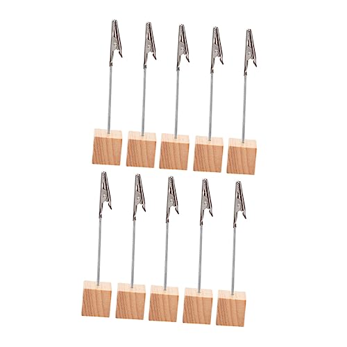 ZUNOXAZ 10 Stück Teiliges Retro Holz Memo Clips mit Stabilem Stand Vielseitige Fotoklammern und Kartenhalter für Büro Schreibtischdekoration und Kreative Aufbewahrung ZUNOXAZ 10 Stück Teiliges Retro Holz Memo Clips mit Stabilem Stand Vielseitige Fotoklammern und Kartenhalter für Büro Schreibtischdekoration und Kreative Aufbewahrung von ZUNOXAZ