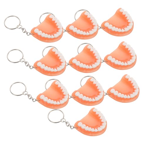 ZUNOXAZ 10 Stück Teiliges Set Witziger Zahn Design Schlüsselanhänger aus Resin Lustige Geschenkidee für Partys Vielseitig Einsetzbar für Taschen und Schlüssel Kreative Dekoration für ZUNOXAZ 10 Stück Teiliges Set Witziger Zahn Design Schlüsselanhänger aus Resin Lustige Geschenkidee für Partys Vielseitig Einsetzbar für Taschen und Schlüssel Kreative Dekoration für von ZUNOXAZ