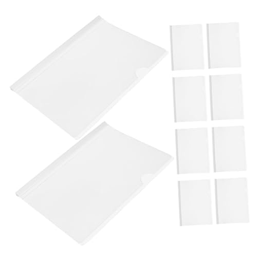 ZUNOXAZ 10 Stück Teiliges Slide Binder mit Starkem Klemmbügel Transparenter Berichtsordner Sicherer Halt für Dokumente Professionell für Büro und Organisation von ZUNOXAZ