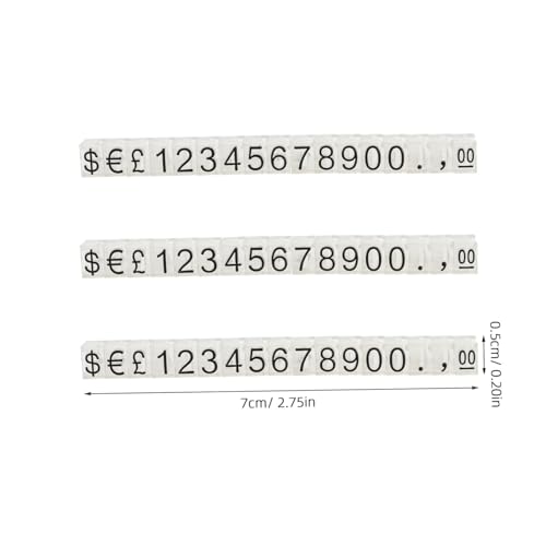 ZUNOXAZ 10 Stück Teiliges Transparente Preisschilder Zahlen Bedruckte Zahlen Preisanzeige für Schmuck Uhren Ringe Leicht zu Reinigen Abgerundete Kanten Einfach zu Bedienen für Supermarkt ZUNOXAZ 10 Stück Teiliges Transparente Preisschilder Zahlen Bedruckte Zahlen Preisanzeige für Schmuck Uhren Ringe Leicht zu Reinigen Abgerundete Kanten Einfach zu Bedienen für Supermarkt von ZUNOXAZ