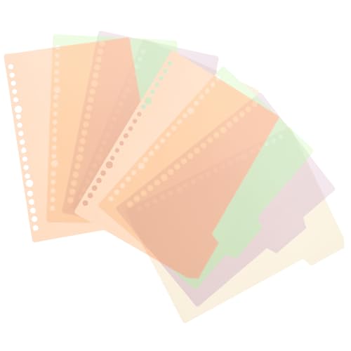 ZUNOXAZ 10 Stück Teiliges Trennblätter mit Löchern Bunte Notebook Register Tabs Abnehmbare Ordner Trenner für Büro und Schule Kompatibel mit Ringbuchordnern Vielseitige Notizbuch Index ZUNOXAZ 10 Stück Teiliges Trennblätter mit Löchern Bunte Notebook Register Tabs Abnehmbare Ordner Trenner für Büro und Schule Kompatibel mit Ringbuchordnern Vielseitige Notizbuch Index von ZUNOXAZ