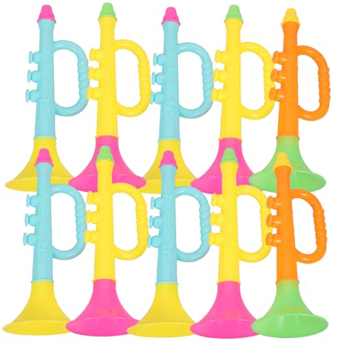 ZUNOXAZ 10 Stück Teiliges Trompeten aus Langlebigem Lernspielzeug für Musikalische Früherziehung und Bühnenauftritte Pädagogisch Bedeutend und Farblich Sortiert Zufällige Farbe ZUNOXAZ 10 Stück Teiliges Trompeten aus Langlebigem Lernspielzeug für Musikalische Früherziehung und Bühnenauftritte Pädagogisch Bedeutend und Farblich Sortiert Zufällige Farbe von ZUNOXAZ