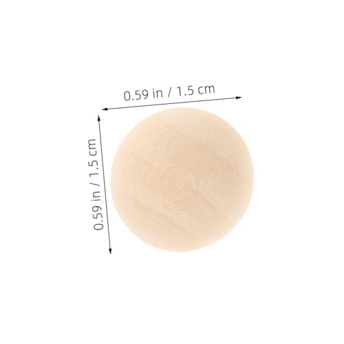 ZUNOXAZ 100 Stück Halbrunde Holzkugeln Glatt Splintfrei Natürliche DIY Holzperlen für Schmuckherstellung Basteln Dekoration Holzperlen für Armbänder Halsketten Ohrringe ZUNOXAZ 100 Stück Halbrunde Holzkugeln Glatt Splintfrei Natürliche DIY Holzperlen für Schmuckherstellung Basteln Dekoration Holzperlen für Armbänder Halsketten Ohrringe von ZUNOXAZ