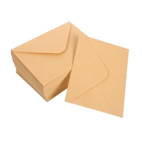 ZUNOXAZ 100 Stück Klappe Kraftpapier Briefumschläge Nassklebung Braun Umschläge für Einladungen Grußkarten Geburtstagskarten Briefe Vielseitig Einsetzbar ZUNOXAZ 100 Stück Klappe Kraftpapier Briefumschläge Nassklebung Braun Umschläge für Einladungen Grußkarten Geburtstagskarten Briefe Vielseitig Einsetzbar von ZUNOXAZ
