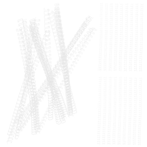 ZUNOXAZ 100 Stück Metall Doppeldraht Binder Ringe Weiß für DIY Ringbücher Karteikarten Bürobedarf Schreibwaren Zubehör ZUNOXAZ 100 Stück Metall Doppeldraht Binder Ringe Weiß für DIY Ringbücher Karteikarten Bürobedarf Schreibwaren Zubehör von ZUNOXAZ