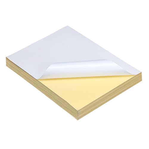 ZUNOXAZ 100 Stück Selbstklebendes Etikettenpapier Weiß und Tintenstrahldruck Geeignet Beschriftbares Klebepapier für Büro Schule und Zuhause Leicht Ablösbar und Bedruckbar ZUNOXAZ 100 Stück Selbstklebendes Etikettenpapier Weiß und Tintenstrahldruck Geeignet Beschriftbares Klebepapier für Büro Schule und Zuhause Leicht Ablösbar und Bedruckbar von ZUNOXAZ