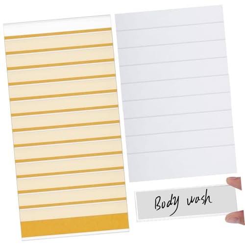 ZUNOXAZ 100 Stück Selbstkleber Etikett Rack farbig wiederverwendbar Name Organisieren Drahtregalbezeichnungen Schubladenetiketten Korbetiketten für Lagerbehälter Organisator-Etiketten PVC ZUNOXAZ 100 Stück Selbstkleber Etikett Rack farbig wiederverwendbar Name Organisieren Drahtregalbezeichnungen Schubladenetiketten Korbetiketten für Lagerbehälter Organisator-Etiketten PVC von ZUNOXAZ