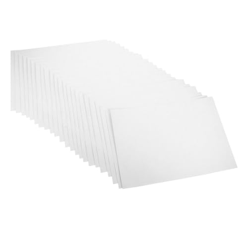 ZUNOXAZ 100Blätter Selbstklebende Aufkleberpapier Mattes Etikettenpapier für Tintenstrahldrucker Vielseitige Leere Etiketten für DIY Adressetiketten und von ZUNOXAZ
