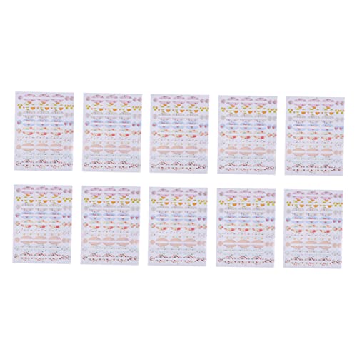 ZUNOXAZ 10Stücke Leere für Ätherische Öle Selbstklebende Kosmetiketiketten zur Kennzeichnung von Flaschen und Behältern Ablösbar und Praktisch für Aromatherapie von ZUNOXAZ