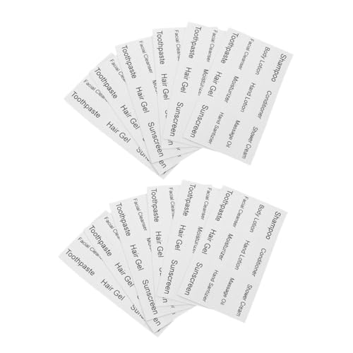 ZUNOXAZ 12 Blatt Selbstklebende Badezimmer etiketten Wasserfeste Flaschenaufkleber für Hautpflege und Toilettenartikel Einfache Beschriftung und Langlebige Organisation ZUNOXAZ 12 Blatt Selbstklebende Badezimmer etiketten Wasserfeste Flaschenaufkleber für Hautpflege und Toilettenartikel Einfache Beschriftung und Langlebige Organisation von ZUNOXAZ