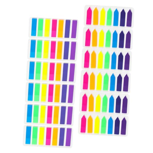 ZUNOXAZ 12 Sätze Teiliges Pet Haftstreifen in Neonfarben Selbstklebende Buch Seitenmarker Beschreibbare Index tabs mit Balkendesign Wasserfest für Schule Büro Studenten ZUNOXAZ 12 Sätze Teiliges Pet Haftstreifen in Neonfarben Selbstklebende Buch Seitenmarker Beschreibbare Index tabs mit Balkendesign Wasserfest für Schule Büro Studenten von ZUNOXAZ