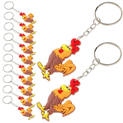 ZUNOXAZ 12 Stück Hahn-schlüsselanhänger Hase Cartoon Biene Schlüsselanhänger Maschine Karikatur Mini Kreischen Tasche Matschig Plüschtiere Süßes Stationäres Halter Zinklegierung ZUNOXAZ 12 Stück Hahn-schlüsselanhänger Hase Cartoon Biene Schlüsselanhänger Maschine Karikatur Mini Kreischen Tasche Matschig Plüschtiere Süßes Stationäres Halter Zinklegierung von ZUNOXAZ