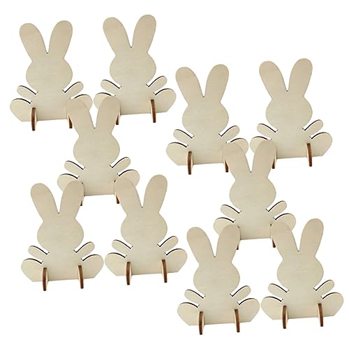 ZUNOXAZ 12 Stück Holz Osterhasen Ausschnitte Unvollendete Holzfiguren für DIY Osterdekorationen Malen und Basteln ZUNOXAZ 12 Stück Holz Osterhasen Ausschnitte Unvollendete Holzfiguren für DIY Osterdekorationen Malen und Basteln von ZUNOXAZ