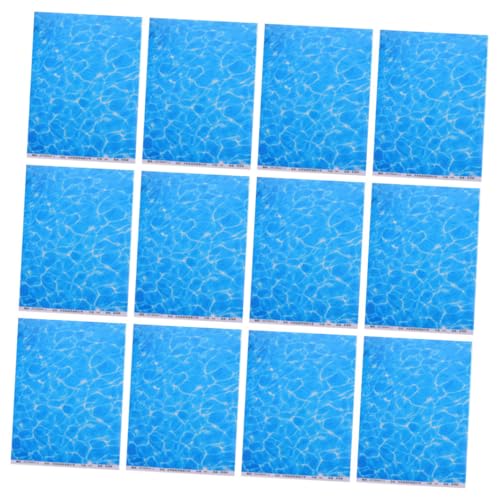 ZUNOXAZ 12 Stück Stickerbrett Dekorationen Scrapbooking Papierblock Blauer Wasserhintergrund In Wassermuster Scrapbooking Papier Nautisches Küsten ZUNOXAZ 12 Stück Stickerbrett Dekorationen Scrapbooking Papierblock Blauer Wasserhintergrund In Wassermuster Scrapbooking Papier Nautisches Küsten von ZUNOXAZ
