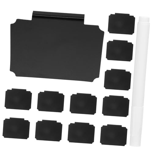 ZUNOXAZ 12 Stück Teiliges Aufbewahrungs Label mit Abnehmbaren Clip Etiketten und Abwischbarem Wasserbasiertem Stift Schwarz Weiße Preisschildhalter für Körbe und Boxen Einfache ZUNOXAZ 12 Stück Teiliges Aufbewahrungs Label mit Abnehmbaren Clip Etiketten und Abwischbarem Wasserbasiertem Stift Schwarz Weiße Preisschildhalter für Körbe und Boxen Einfache von ZUNOXAZ