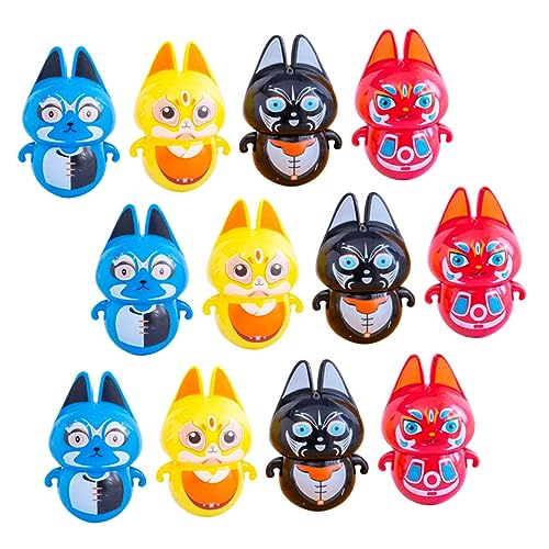 ZUNOXAZ 12 Stück Teiliges Bunte Cartoon Katzen Wackelturm spielzeuge mit Pekinger Oper Design Dekoratives Kinderspielzeug Hand auge koordination Geschenk für Kindergarten und Wohnraum ZUNOXAZ 12 Stück Teiliges Bunte Cartoon Katzen Wackelturm spielzeuge mit Pekinger Oper Design Dekoratives Kinderspielzeug Hand auge koordination Geschenk für Kindergarten und Wohnraum von ZUNOXAZ