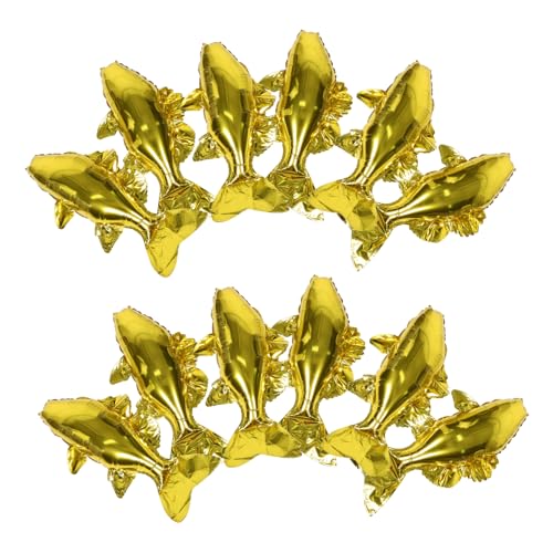 ZUNOXAZ 12 Stück Teiliges Große Goldfisch Folienballons Stabile Aluminiumfolie Aufblasbare Fischform Vielseitige Tier Deko für Kindergeburtstag Tropische Strand und Meeresthemen Party ZUNOXAZ 12 Stück Teiliges Große Goldfisch Folienballons Stabile Aluminiumfolie Aufblasbare Fischform Vielseitige Tier Deko für Kindergeburtstag Tropische Strand und Meeresthemen Party von ZUNOXAZ