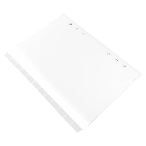 ZUNOXAZ 12 Stück Teiliges Kunststoff Farbige Trennblätter mit Löchern Indexregister für Ordner für Notizen Planung und Organisation Notizbüchern von ZUNOXAZ