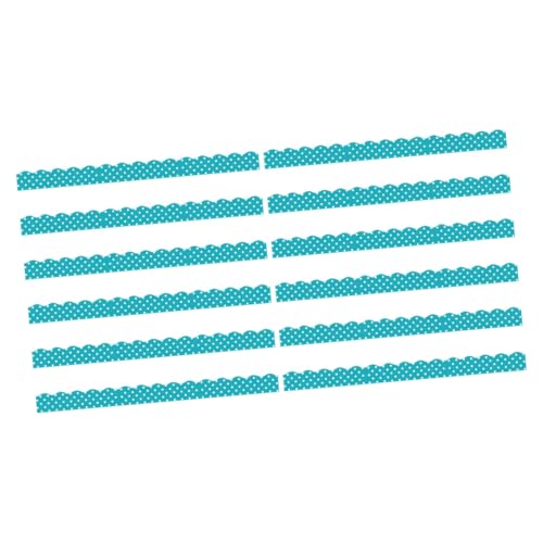 ZUNOXAZ 12 Stück Teiliges Magnetisches Whiteboard rahmen Buntem Muster Dekorative Border Trims für Klassenzimmer Büro und Pinnwand Geeignet für Tafel Kreidetafel und Magnettafel von ZUNOXAZ